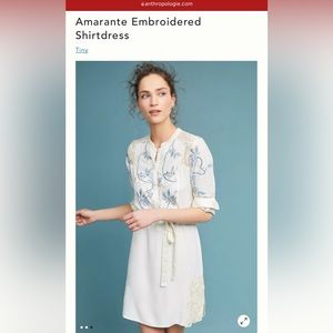 Anthropologie Tiny Amarante Dress small